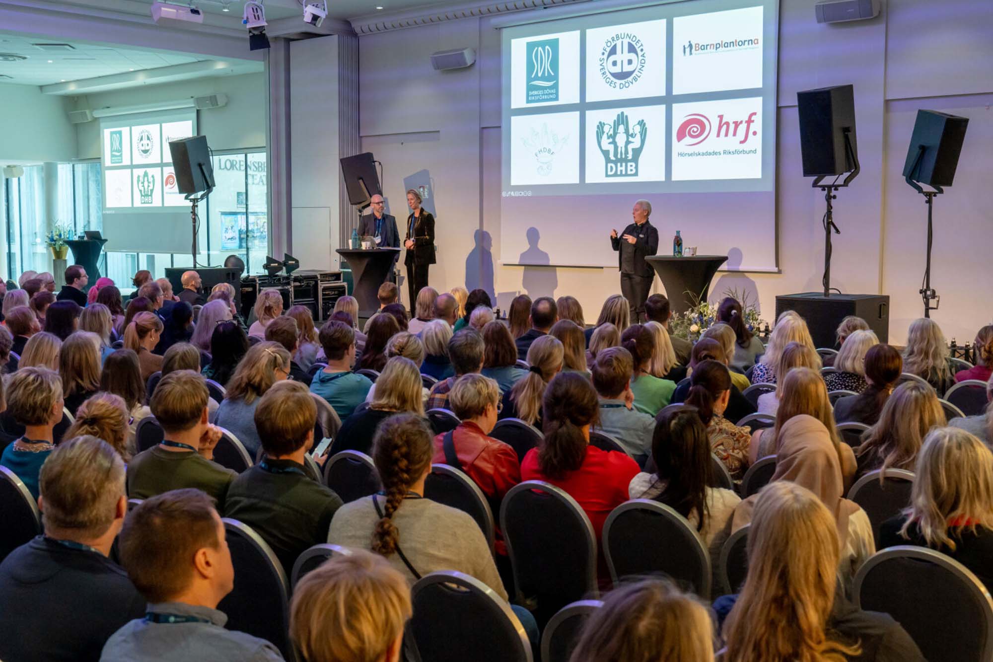 Möte med talare och besökare